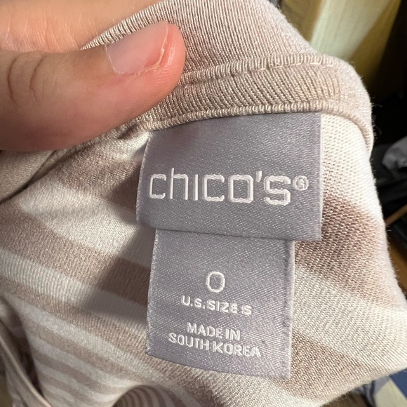 Chico’s Short Sleeve Scoop Neck T Shirt - Picture 5 of 6